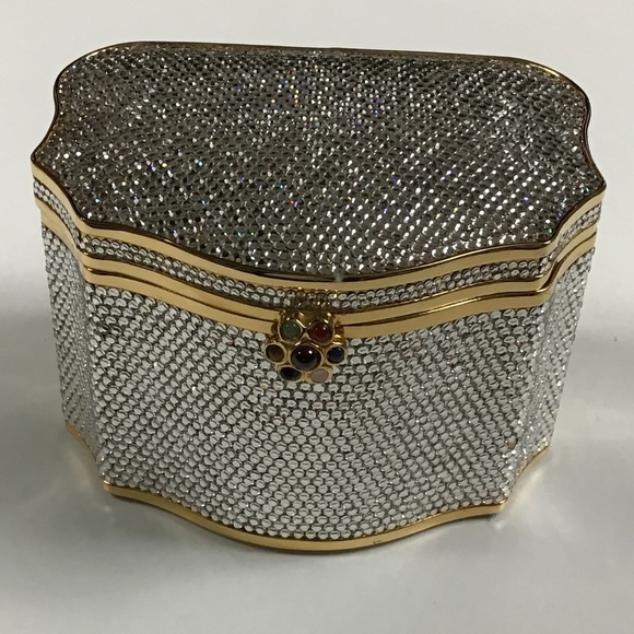 Judith Leiber Handbags - Vintage Judith Leiber Swarovski  Minaudiere Clutch